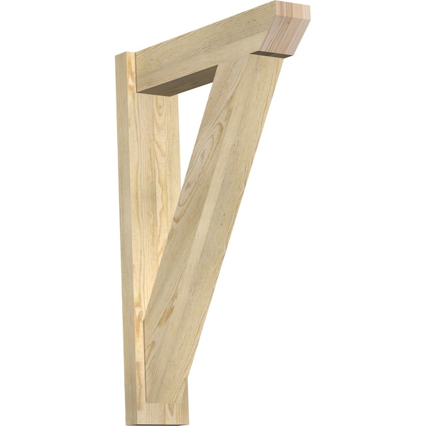 Ekena Millwork Traditional Slat Rough Sawn Outlooker, Douglas Fir, 6"W x 24"D x 36"H OUT06X24X36TRA06RDF - main